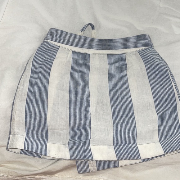 Free People Uptown Days Mini Skirt in Blue - Picture 2 of 6